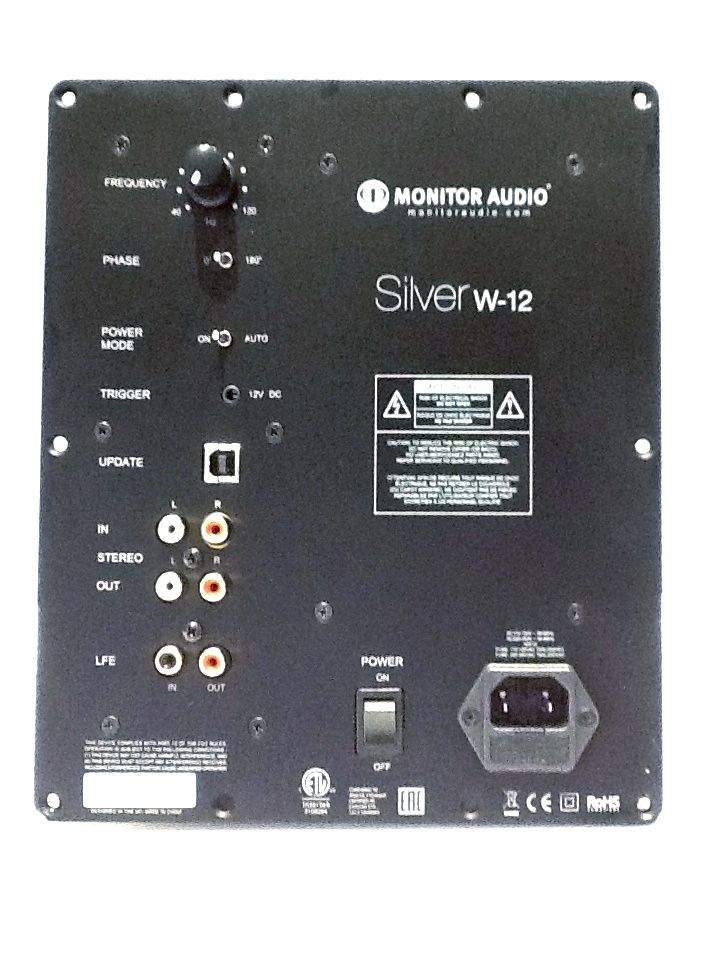 silver w12 subwoofer