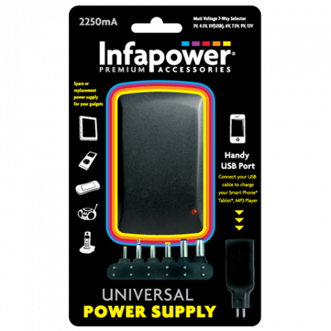 Infapower P004 2250mA Universal Power Supply
