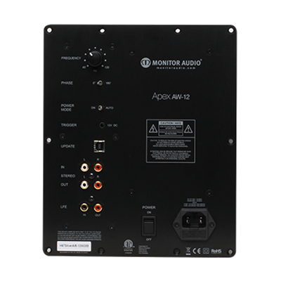 Monitor Audio Apex AW12 Amplifier Panel - OrtonsAudioVisual 