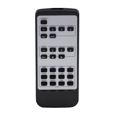 Blustream REM44 Remote Control - Ortons AudioVisual